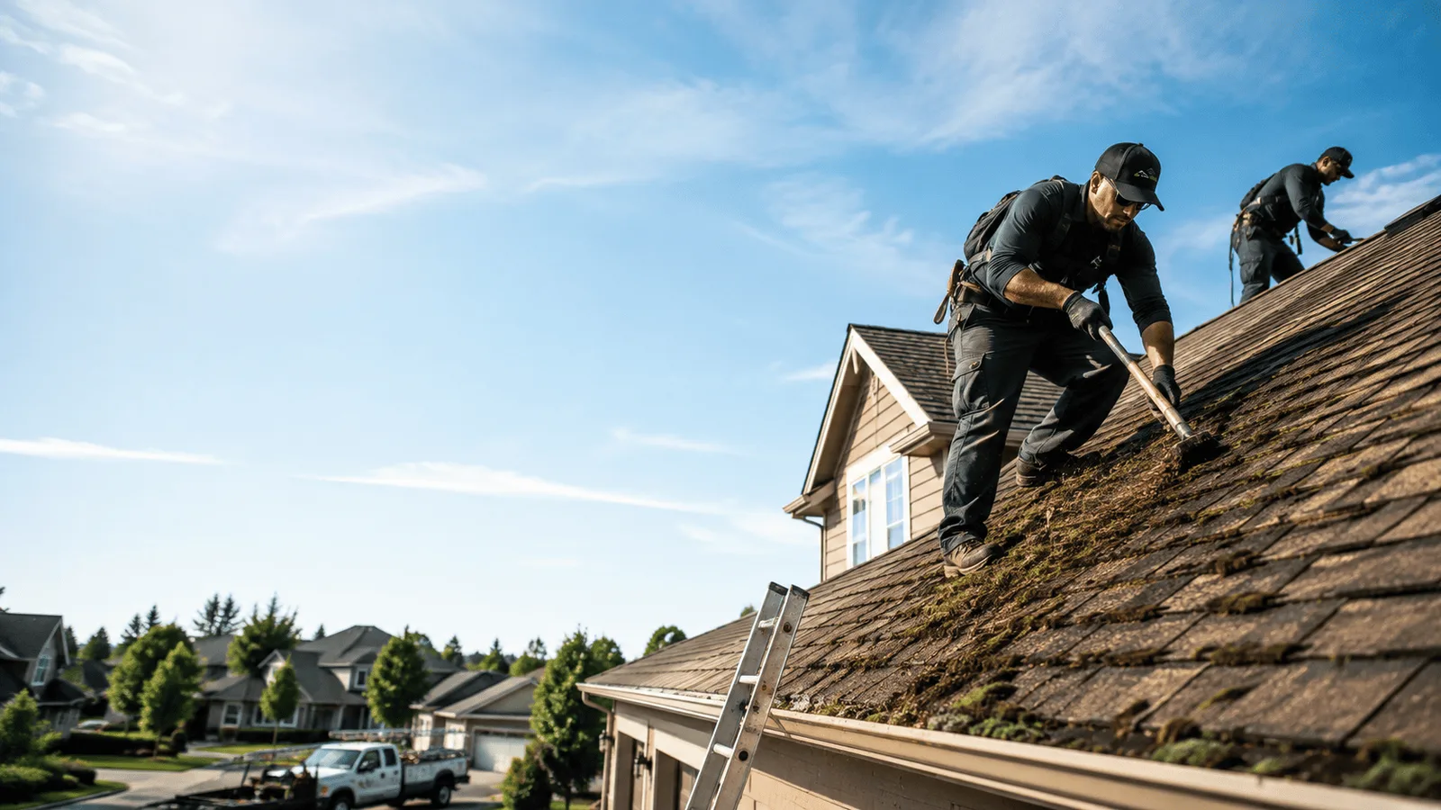 Roof Moss Removal in Norris, IL near me
